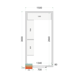 Panneaux de chambre froide 120 mm