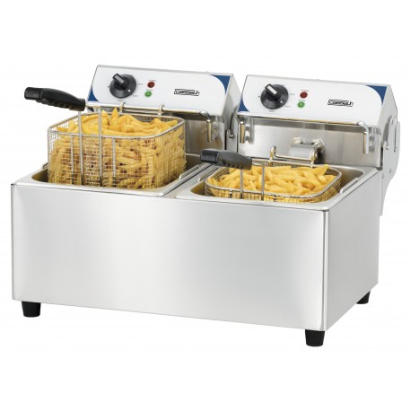 Friteuse électrique 2 x 7 litres | CFE72B - Casselin