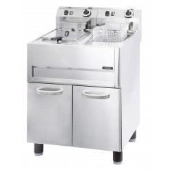 Friteuse électrique sur pieds 2 x 13 litres