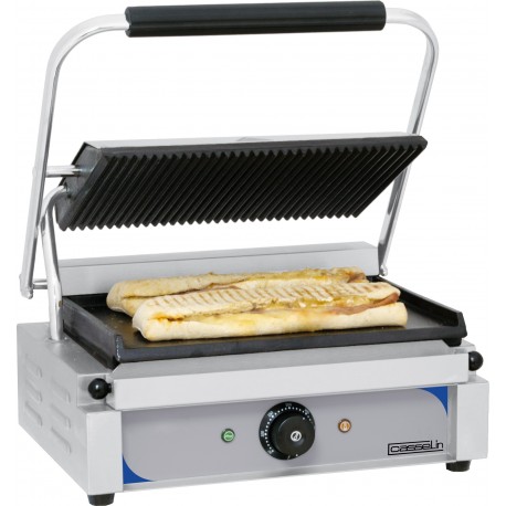 Grill Panini plaques Rainurée - Lisse | CGPRL - Casselin