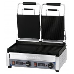 Grill Panini double Premium Mixte avec minuteur