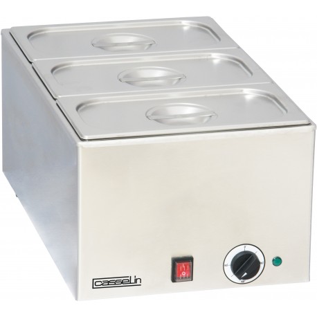 Bain-marie avec 3 x GN 1/3 | CBM3 - Casselin