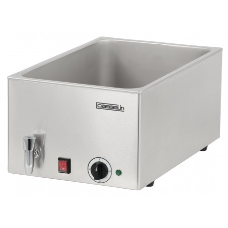 Bain-marie avec robinet de vidange GN 1/1 | CBMV1B - Casselin