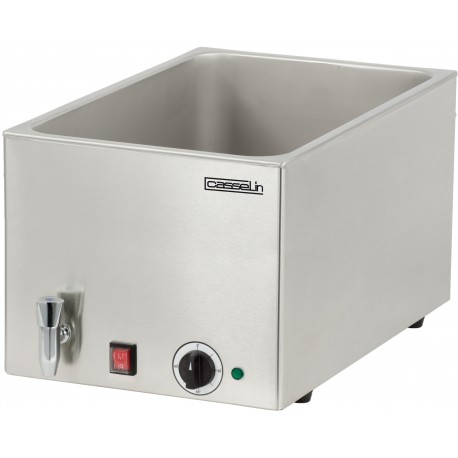 Bain-marie avec robinet de vidange GN 1/1 - 200 mm | CBMV1B200 - Casselin