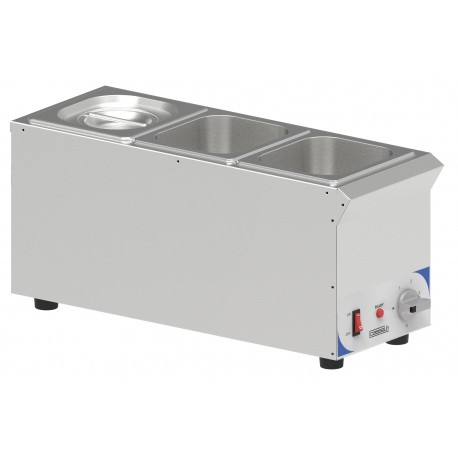 Bain-marie à sauce 3 x GN 1/6 compact | CBMS316V - Casselin