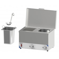 Bain-marie à sauce compact 2 cuves