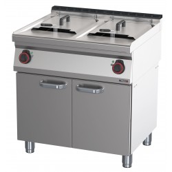 Friteuse électrique avec soubassement 2x17 litres 80