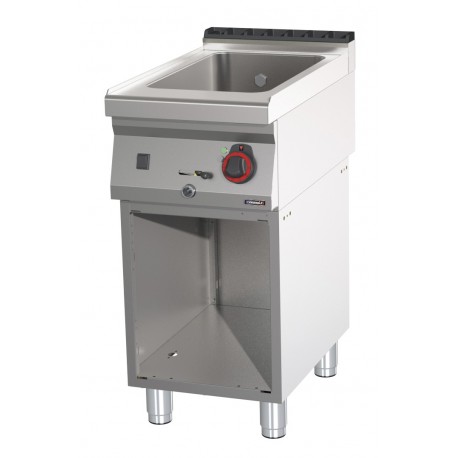 Bain-marie GN 1/1 200 mm avec vanne de vidange et soubassement 40 | C7BM1200V40S - Casselin