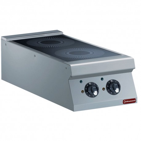 Cuisinière électrique 2 foyers à induction -top- | E22/2ID4T-230/3--N - Diamond