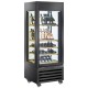 Vitrine "FULL vitrée" 440 Lt., 1 niveau + 4 étagères, ventilée - WINE - NOIR