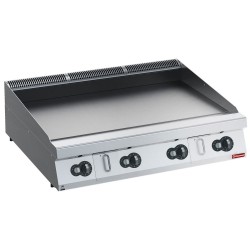 Plaque de cuisson gaz HP, lisse, nitro chrome -TOP-