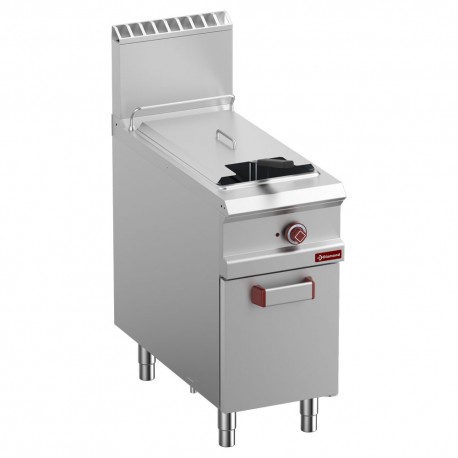 Friteuse gaz 1 cuve 21 lit. (21 kW) sur meuble fermé | G9/F21A4-NY - Diamond