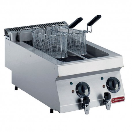 Friteuse électrique, 2x 5 litres -TOP- | E17/F2V54T-230/3--N - Diamond