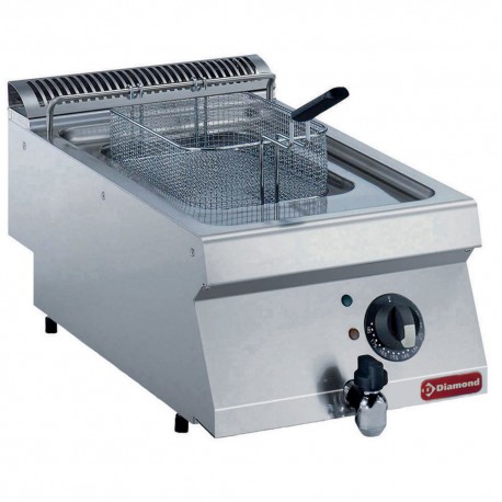 Friteuse électrique, cuve en "Y" 7 litres, élément extérireur -TOP- | E17/F74T-230/3--N - Diamond