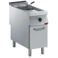 Friteuse électrique 1 cuve de 15 litres sur meuble