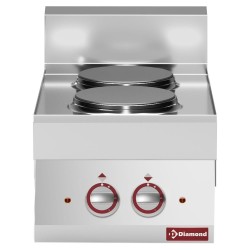 Cuisinière électrique 2 plaques -top- "Alpha 650"