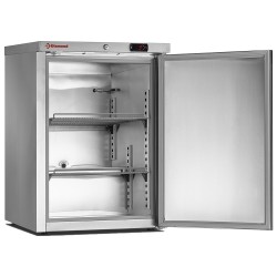 Congélateur statique, 150 litres. acier inox