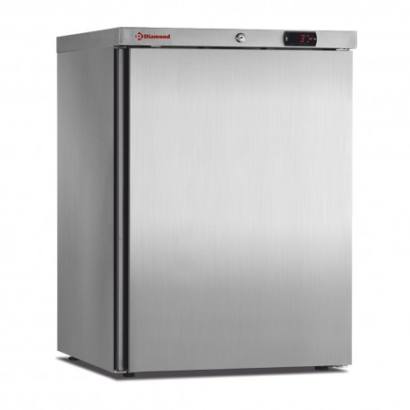 Frigo ventilé, 150 litres. acier inox | PFV202-R6X - Diamond