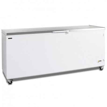 Congélateur 675 litres dessus inox | CF700S SL - Tefcold