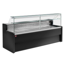 Vitrine réfrigérée noire 1 mètre