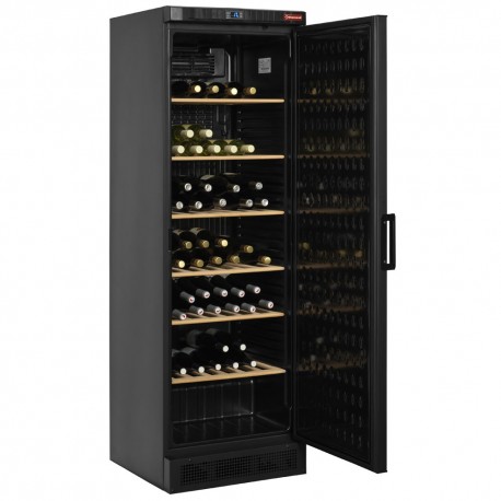 Cave à vins 380 litres noire | WINE-P38/R6V - Diamond