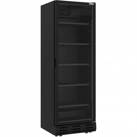 Vitrine ventilée positive 382 litres NOIRE | WR-38CS-SB - Diverso By Diamond