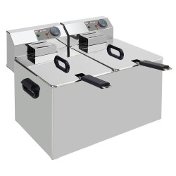 Friteuse de table électrique 2x 7 litres