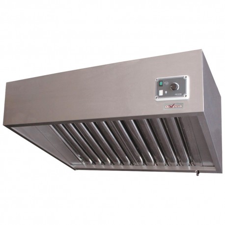 Hotte complète (9/9-2500 M3/h) 120 Pa, variateur, 4 filtres | WR-K207-TV - Diverso By Diamond