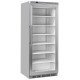 Armoire congélateur, porte vitrée, statique, 600 litres - Acier inox