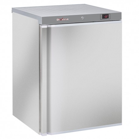 Frigo ventilé, 200 litres. acier inox | WR-PV20-XP - Diverso By Diamond