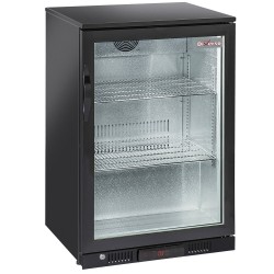 Refroidisseur de bouteilles "arrière bar" ventilé, 1 porte vitrée battante