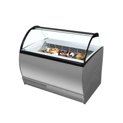 Vitrine pour glace en bac