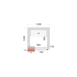 Panneaux de chambre froide 120 mm