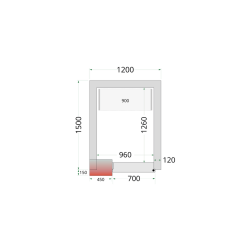 Panneaux de chambre froide 120 mm