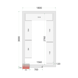 Panneaux de chambre froide 120 mm