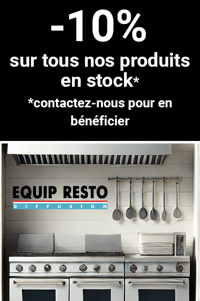 10% à valoir sur tous nos produits en stock